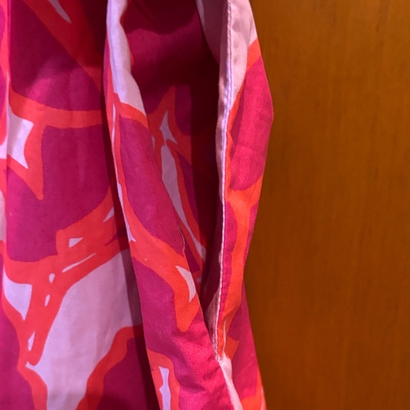 NWT Banana Republic Factory Pink Floral POPLIN TIERED MINI DRESS Size S - Picture 10 of 11